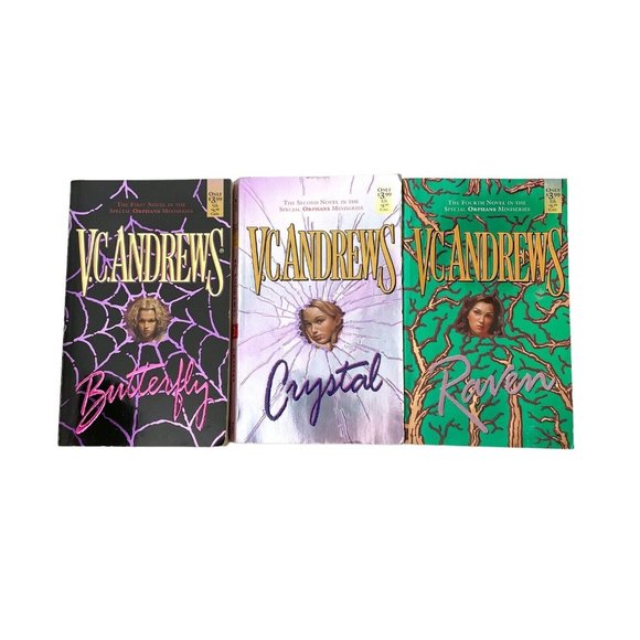 Lot Of 3 VC Andrews ORPHANS Mini Series Gothic Horror- Books 1,2,4 - Picture 1 of 7